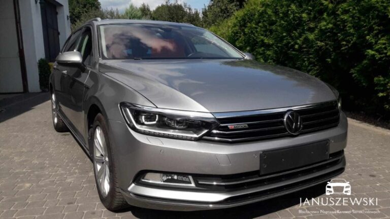 Volkswagen Passat B8 4Motion po kompleksowej naprawie blacharskiej – blacharz Gorzów Wielkopolski.